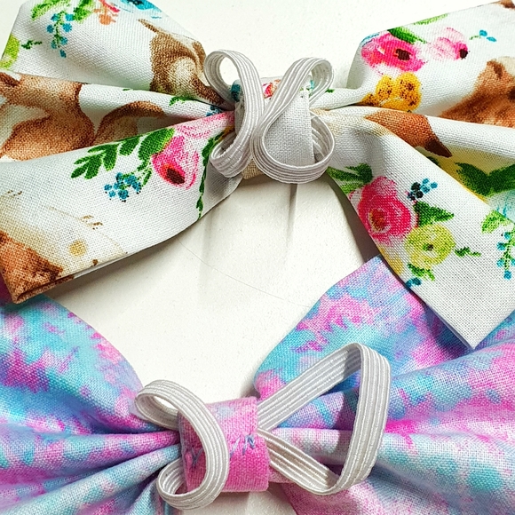 🐶 3 for $15 * Pablo Pet Cotton Bow Ties Set of 2 - Picture 4 of 5